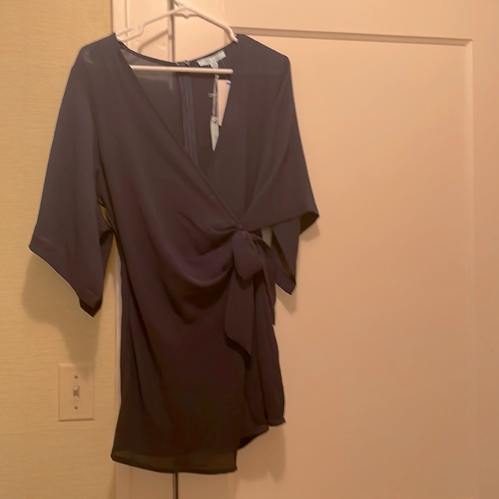 Navy Romper - She + Sky - Medium - NWT